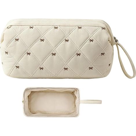 Sac De À Outils Coiffants Organisateur Multi-Compartiments Grande Capacité Trousse Toilette Pour Outils de Coiffure lisseur brosses peignes hôtel salle de bain gym escapade week-end (1/5)