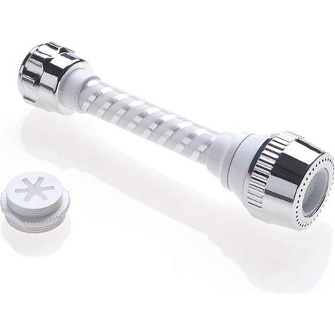 Rompigetto universale Biflex in plastica, con adattatore maschio-femmina