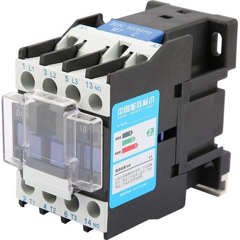 Ej.Life Contacteur AC électrique industriel haute sensibilité CJX2-1810 220V 18A (1/5)