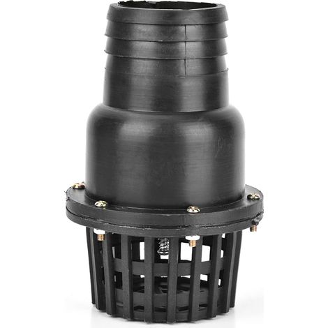 Clapet anti-retour plat en PVC noir pour pompe à eau (3 pouces) (1/5)