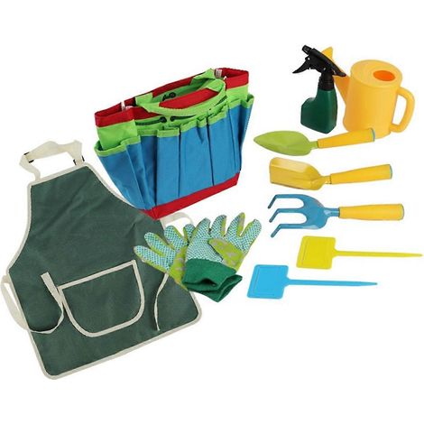 Ensemble d'outils de jardinage pour enfants : le cadeau idéal pour la plage et les activités de plein air. (1/5)