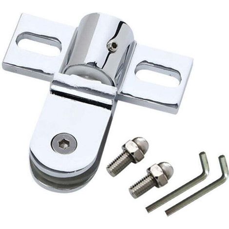 Accessori per doccia, porta in vetro, clip cielo e terra, tipo diamante, cerniera per albero superiore e inferiore