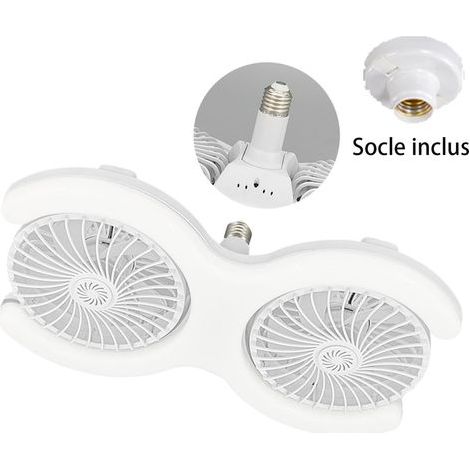 Double tête plafond – LED – Avec socle (1/5)