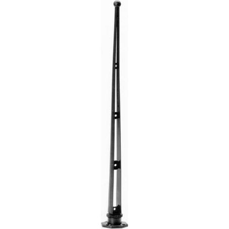 Asta portabandiera in plastica basetta piana cm 40