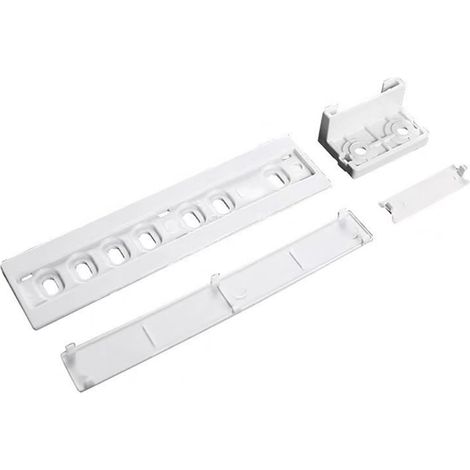 Glissières réglables pour économiser de l'espace pour porte de réfrigérateur Installation facile Guide coulissant Kit de montage de porte de congélateur (1/4)