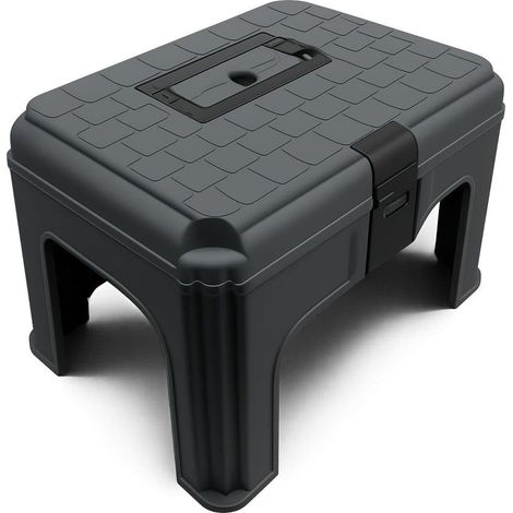Horse Grooming Tack Box Large (Grey Step Up Equestrian Storage Case)