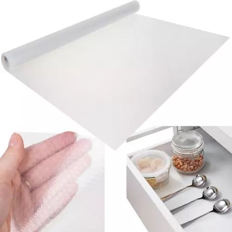 Tapis de protection antidérapant pour tiroirs de placard, mat, grand format, 300 x 50 cm (1/5)