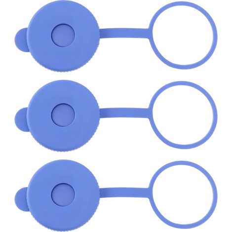 Bouchon étanche pour bidon d’eau de 18,9 L (5 gallons) – 3 pièces en silicone alimentaire avec anneau suspendu (1/5)