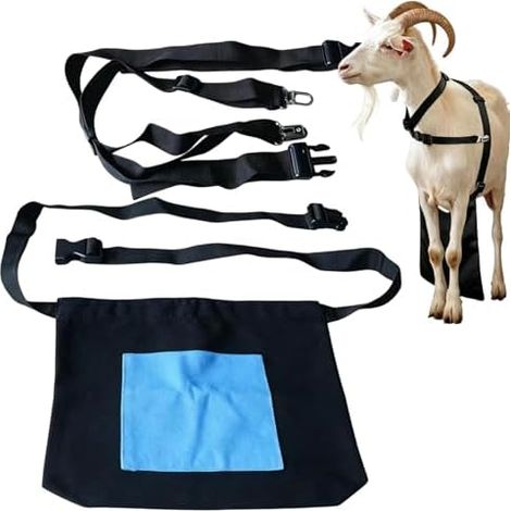Tablier pour chèvres, vêtement anti-accouplement en toile - Tablier de contrôle pour moutons - pour le transport d'animaux de ferme, de bétail et de vaches en extérieur