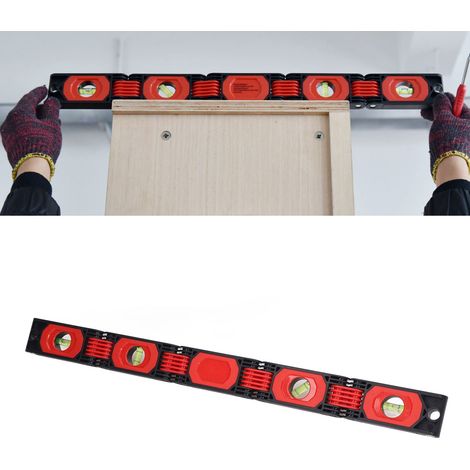 Outils pour le travail du bois : niveau, règle à bulle pliante multifonctionnelle, mesure multi-angles de haute précision des angles en décoration de bâtiments. (1/5)