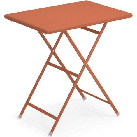 EMU Arc En Ciel Tavolo Rettangolare Pieghevole 70X50 Rosso Acero Ral 8004 (26)