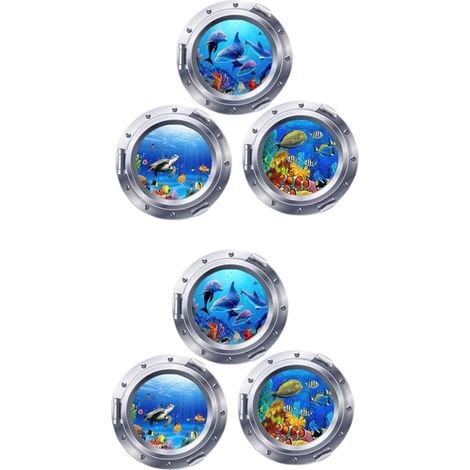 Lot De 2 Autocollants Décoratifs Pour Aquarium Lampe Poisson Kit De (1/5)