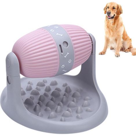 Intelligentes interaktives Spielzeug für Hunde und Katzen, höhenverstellbares Futterpuzzle – Futterautomat und Anti-Angst-Training für kleine und mittelgroße Haustiere (1/5)