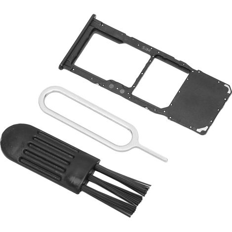 Tiroir de carte SIM professionnel avec outil d'éjection pour Samsung Galaxy A51 A515U (noir) (1/5)
