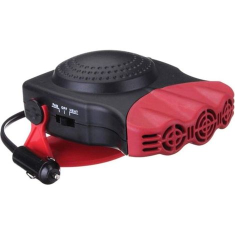 Auto-Windschutzscheiben-Defroster, 12-V-Dreiloch-Heizlüfter, tragbare Autoheizung, tragbare Autoheizung, 360 ° drehbarer Auto-Heiz-Defroster MUMU (1/4)