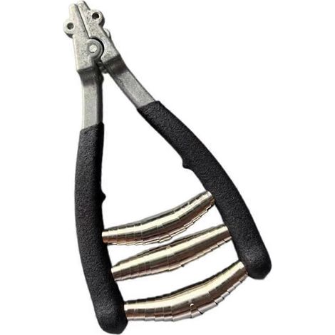 Pince de démarrage universelle professionnelle à tête large pour cordage de raquettes de tennis et de badminton (noire) (1/5)