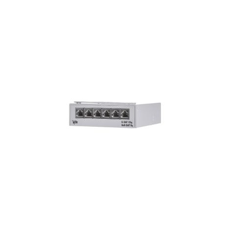 BTR NETCOM AP-Verteiler 6Port C6A 6xRJ45, rws TN EDATC6A-6AP-rws