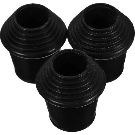 3-teiliges Set Drum-Pads, Gummifüße für Drumständer, Snare-Rack-Pads, Beine, Percussion-Instrumententeile-2.8x3.2cm-Black (1/4)