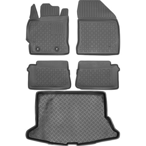 Toyota Auris II Schrägheck (2017–2019) – SET – Automatten + Kofferraummatte (1/5)