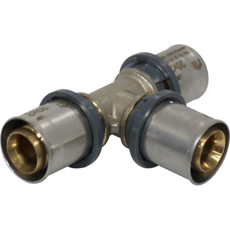 Raccord multicouche à sertir TH - Té égal Ø20x2,0 - Arcanaute (1/5)