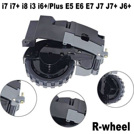 Module Roue Droite - Pour Aspirateur Robot Roomba Series 500 600 700 800 - Pièce De Rechange - 1 Unité (1/5)
