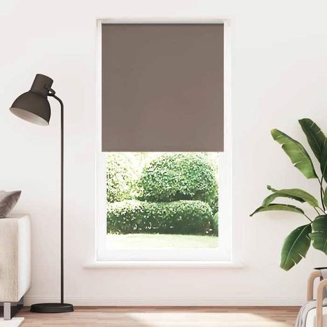 4011052 Store enrouleur occultant café 110x210cm largeur du tissu (1/5)