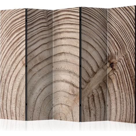 Paravent 5 Volets "Wood Grain" 172x225cm (1/2)