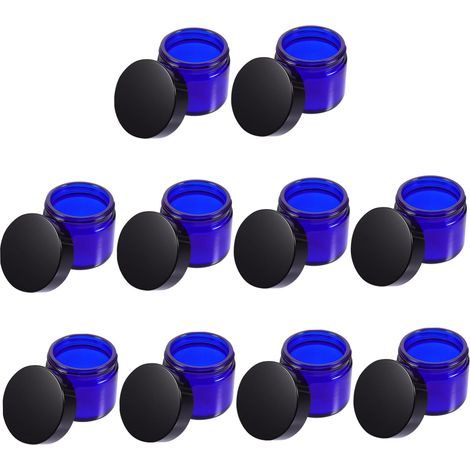 10 Pièces Pot à Bougie Verre Boîte à Bougies Pot De Rangement Pour Bougies Parfumées Verre (1/5)