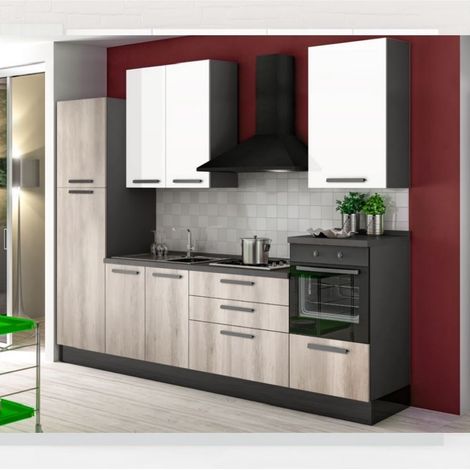 Cucina 300x216 H Petrol colore antracite bianco gordon (1/3)