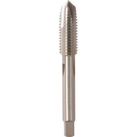 Macho de máquina para agujero pasante - ciego, acero corte rápido - E, hilo : M6, Pas 1,00 mm, longitud. total 56 mm, cola Ø 6 mm