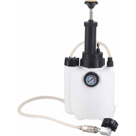 Kit de purgeur pneumatique 3L pour frein et embrayage avec extracteur de liquide et connecteurs (1/5)