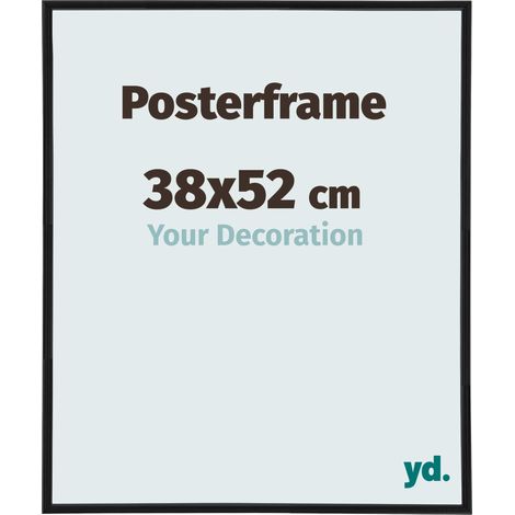 yd. - Cadre photo 38x52 - Noir Mat - Plastique - Paris (1/5)