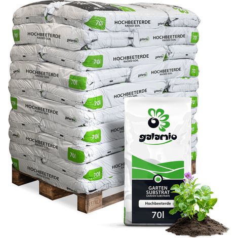 Galamio Hochbeeterde 70l x 30 Sack 2100l (1/5)