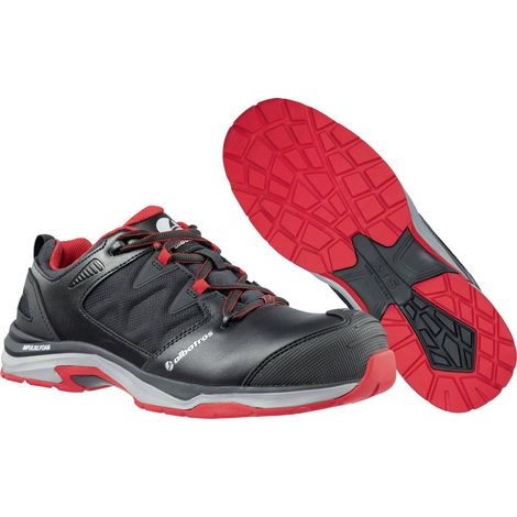 Scarpa antinfortunistica ALBATROS ULTRATRAIL BLACK Bassa taglia 42 nero/rosso - 64.620.0-42 (1/5)