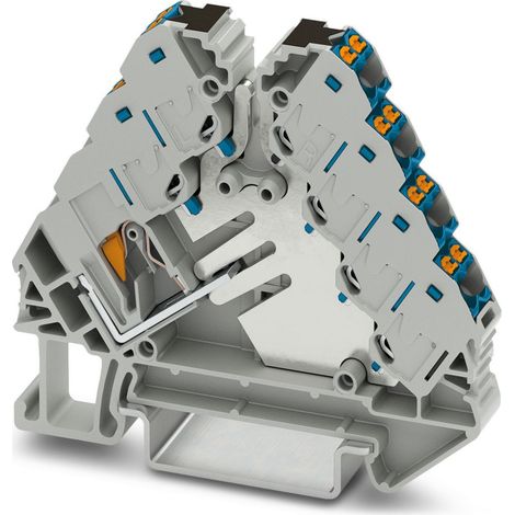 Bloc de distribution Phoenix Contact PTRVB, 13 pôles , Enfichable, 0.14 2.5mm², 1.75 A @ 1.5 mm², 32 A @ 4 mm² ( Prix pour Boîte de 10 )