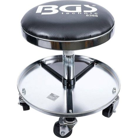 Tabouret d Atelier avec 5 Rouleaux D. 360 mm - Stable et Mobile - , Pro - D-Work (1/5)
