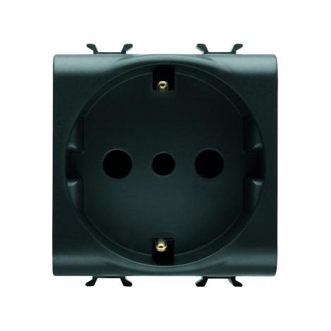 PRISE 2M 2P+T 16A P30 STD I/D NOIRE GEWISS GW12205