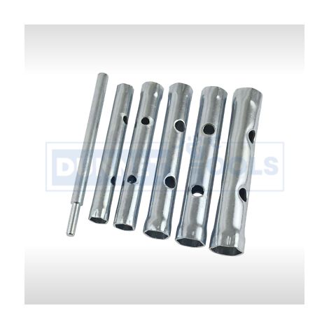 6PC BOX SPANNER SET PIECE TUBULAR WRENCH SOCKET SET 10mm-19mm HEAVY DUTY SP150 (1/5)