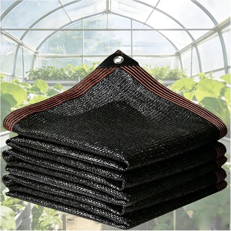 Filet d'ombrage pour Jardin 95% Protection UV, Filet de Soleil en Plastique Mince perméable à l'eau pour Plantes, Serre, Balcon, terrasse, Couleurs Noir, Tailles 2x3m (1/5)