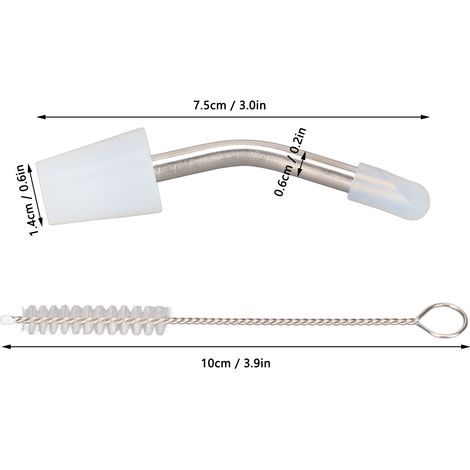 Bec de bouilloire étendu, résistance à la Corrosion, sûr, inoffensif, inodore, en acier inoxydable, pour l'extérieur (1/5)