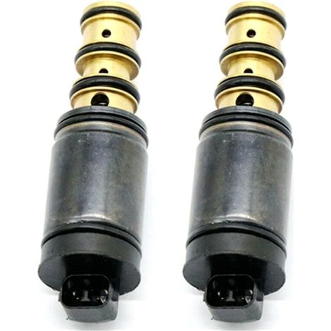 Set di 2 elettrovalvole per compressore aria condizionata auto (1/4)