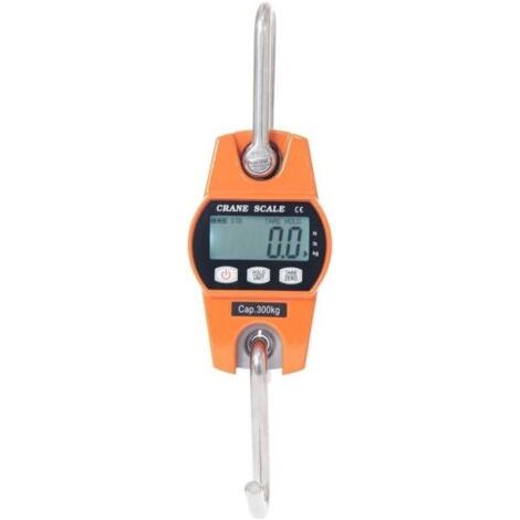 VURAHOME - Hängende Hakenwaage 300 kg – Industrielle LCD-Elektronikwaage 300 kg/600 lbs,de