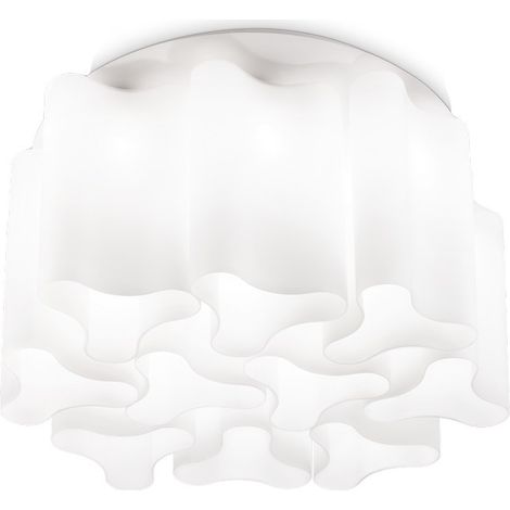 Ideal Lux Compo - Plafonnier moyen à 10 ampoules, blanc, E27 (1/2)