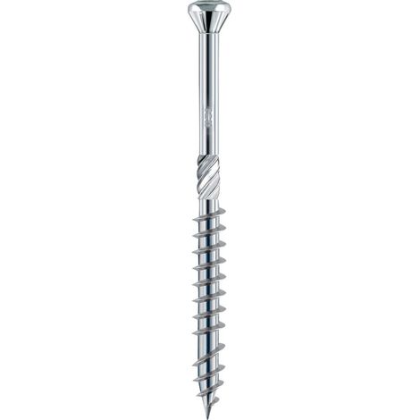 HSeasy Terra Terrassenschrauben Tordrive TX25 rostfrei Ø 5 x 80 mm - 200 Stück Edelstahl C1