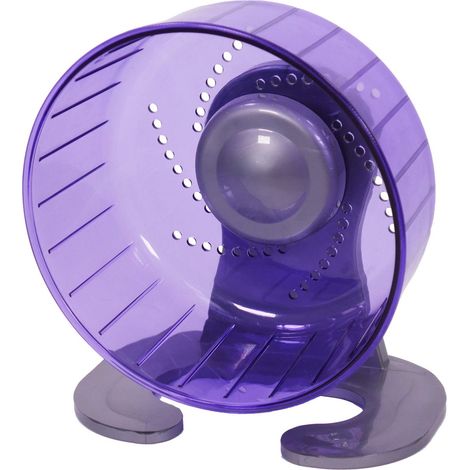 Rosewood Pico - Ruota per criceti con Supporto, Colore: Viola (1/4)