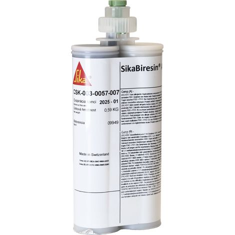 Sika Holzspachtelmasse Biresin AP350 (AB) Spachtelmasse für Holz, braun 400ml (1/5)