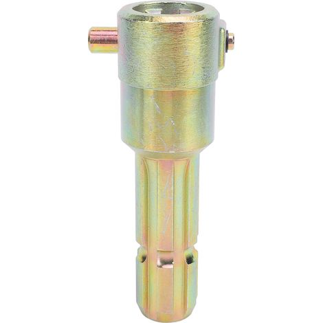 Adaptateur d'extension de prise de force PA09 1-3/8 pouces, 6 cannelures à dégagement rapide, structure solide, extension d'arbre en métal pour tracteurs 70hp. (1/5)