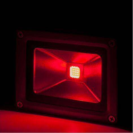LED-Projektorstrahler 10W 850Lm IP65 Brico Rot 40.000H [BQFS11510-R] (1/5)