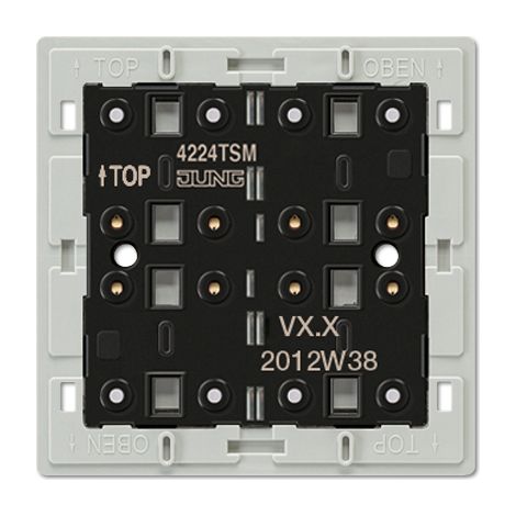 Jung Modulo sensore a tasti 24 V AC/DC, 20 mA, 2 vie, F40, multifilo 4224 TSM