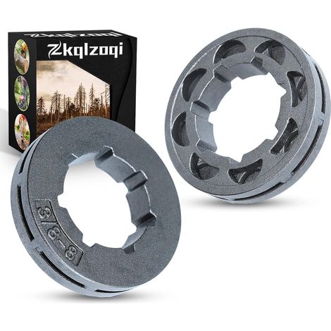 Roue dentée 3/8" 8 dents, pour Husqvarna 61, 162, 181, 266, 268, 272, 281, 288, 298, 362, 2100, 2101, 3120, pour Stihl 044, 046, 064, 066, Ms311, Ms361, Ms362, Ms391, 0000 642 1216 (1/5)